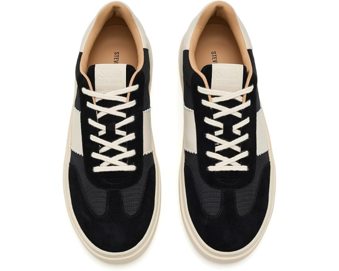 Кроссовки Steve Madden Dellum в черно-белом стиле