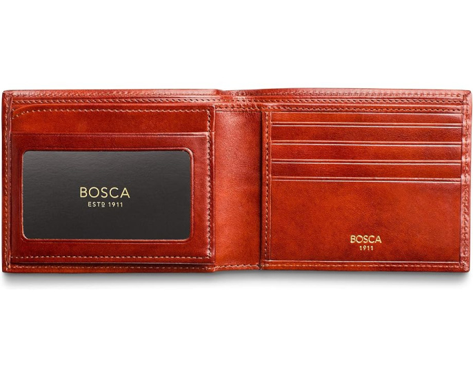 Bosca Old Leather Collection Continental ID Wallet портмоне с отделением для удостоверения