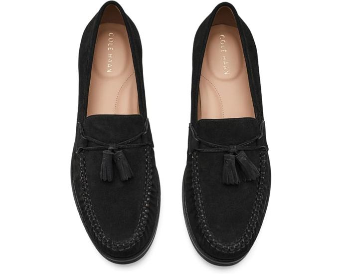 Мокасины Cole Haan Stassi Soft с кисточкой из кожи