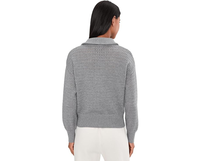 Вязаный полузастегнутый свитер Varley Darla 1/2 Zip Knit
