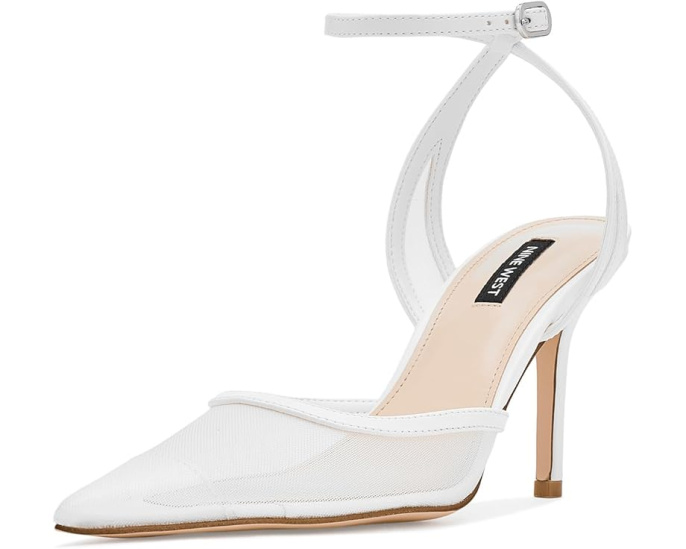 Туфли-лодочки Gullia на шпильке с сетчатым верхом и ремешком Nine West