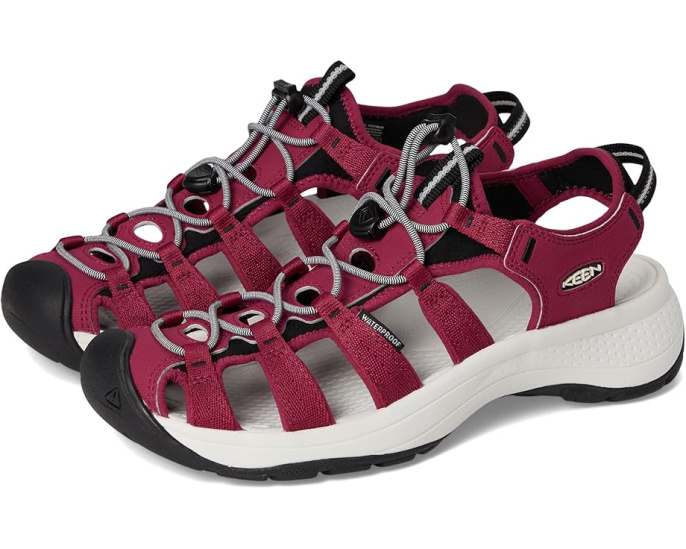 Сандалии KEEN Astoria West с подошвой Aquagrip и стелькой с пробиотиками