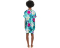Natori пижамная рубашка Viva Printed Satin Sleepshirt с цветочным принтом