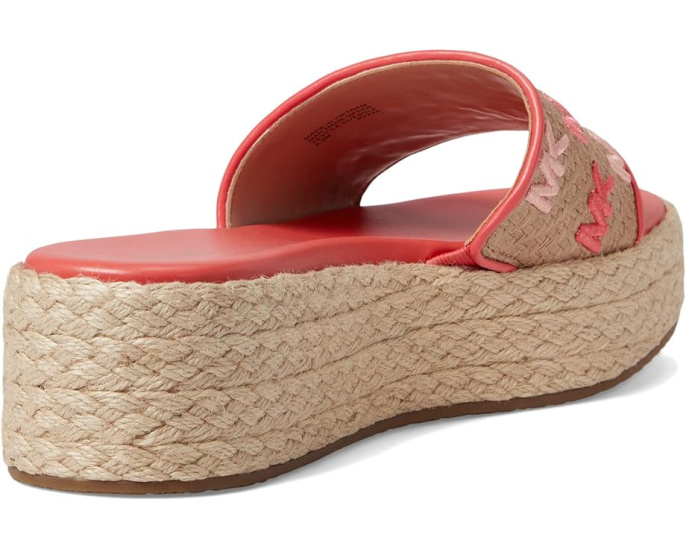 Босоножки Sadler Wedge на платформе MICHAEL Michael Kors джутовый принт