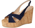Сандалии Stuart Weitzman Dayna Slingback Wedge на танкетке с ремешком через пятку
