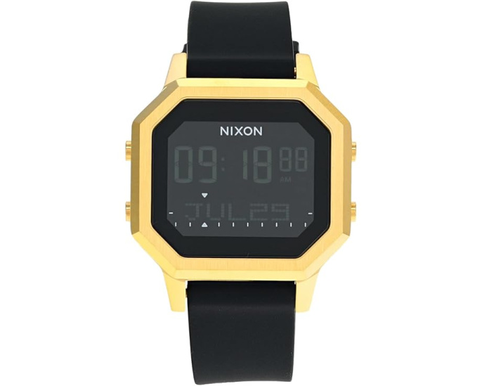Наручные часы Nixon Siren SS с функцией приливов и силиконовым ремешком
