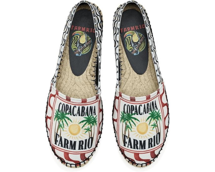 Лоферы Copacabana с эспадрильей FARM Rio