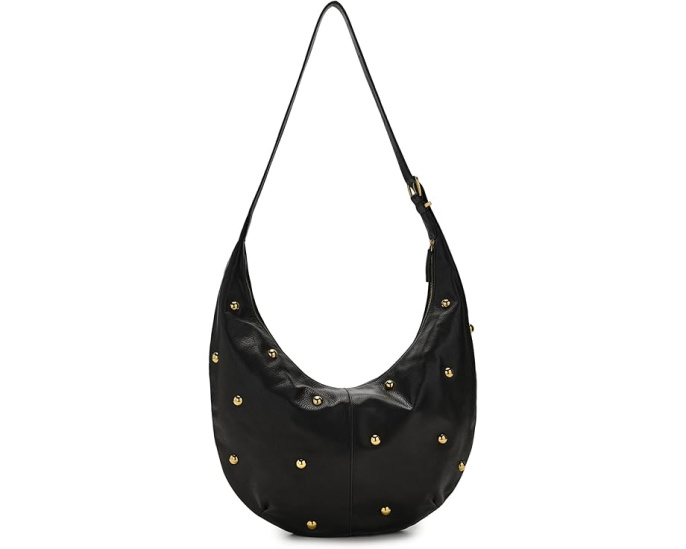 Сумка The Essential Curve Shoulder Bag из кожи со стразами Madewell