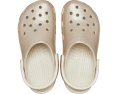 Кроксы Classic Clog с блестками и регулируемым ремешком
