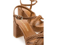 Сандалии Stuart Weitzman Dayna Woven Platform с переплетенными ремнями
