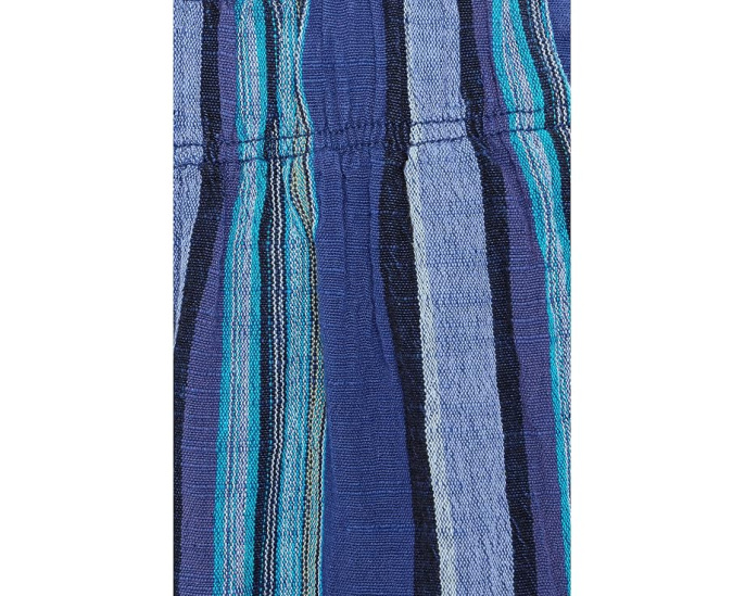 Свободные брюки Day's End Free People из льна с полоской на резинке