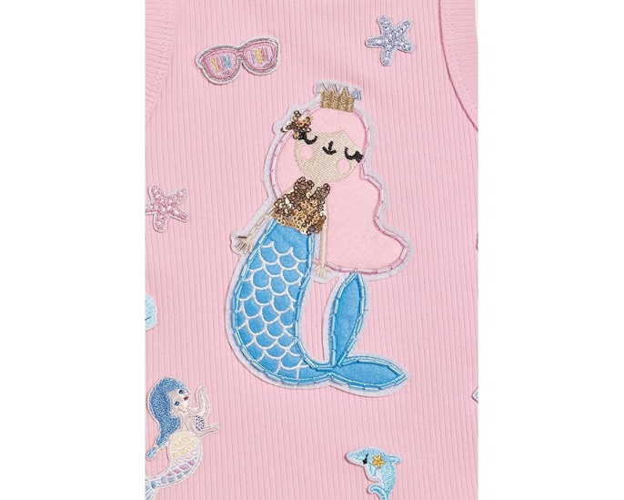 Топ Mermaid Patch Tank Lola and The Boys с русалкой и пайетками