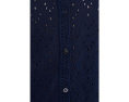 Топ NIC+ZOE Petite Knit Eyelet Pop On с ажурным узором