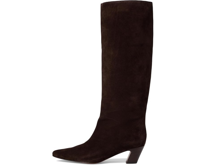 Сапоги Marley Kicked Heel Loeffler Randall из замши до колена