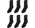Носки Nike Performance Cushioned Dri-FIT гольф 6 пар детские черно-белые