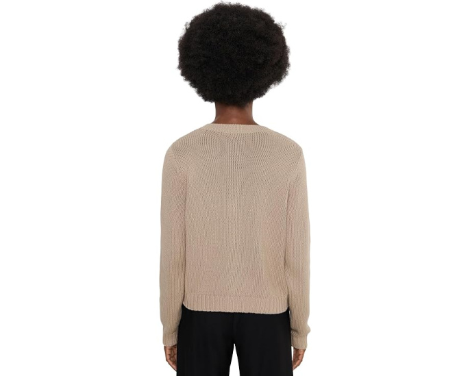 Eileen Fisher Кардиган Peruvian из хлопкового вельвета с круглым вырезом