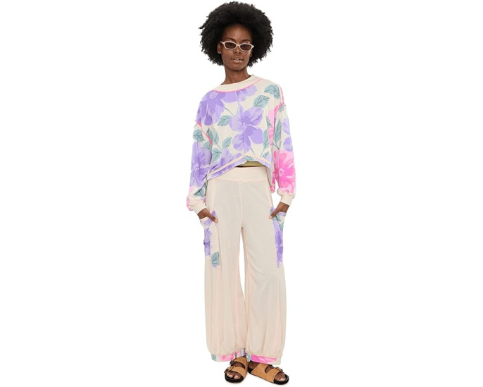 Спортивные брюки Summer Loving Jogger Free People с цветочным узором