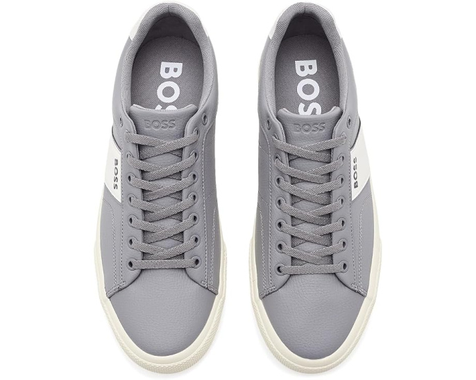 Кеды Aiden Logo Block из кожи от BOSS