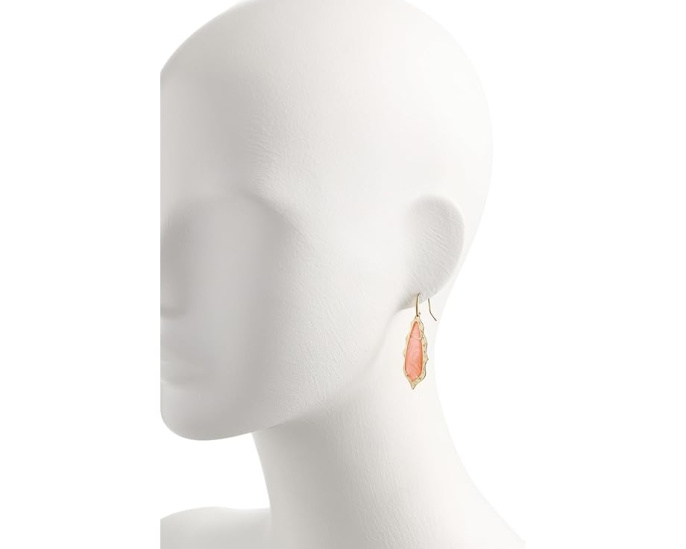 Kendra Scott Серьги Adriana Scallop Frame Drop в золоте