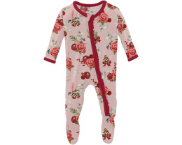 Комбинезон Print Muffin Ruffle Footie от Kickee Pants с двухсторонней молнией