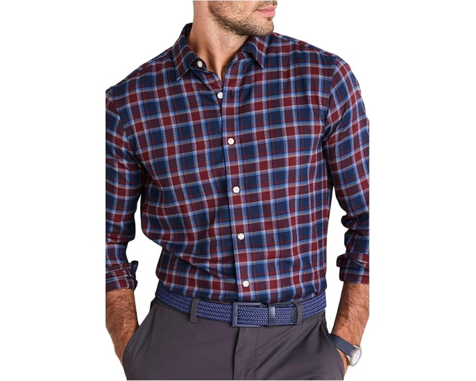 Рубашка Vineyard Vines Jethro из ткани Tech Twill в клетку