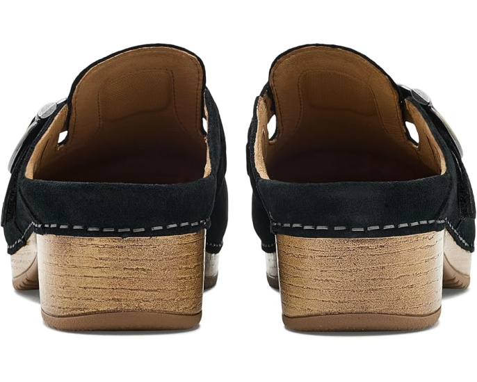Клогги Dansko Branson из замши с пряжкой и регулируемым ремешком
