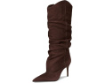 Ботинки Schutz Maryana Up Slouch из замши на высоком каблуке