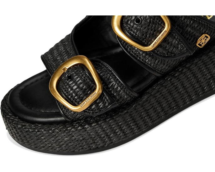 Сандалии-шлепанцы Sam Edelman Nerissa с крупной пряжкой и платформой