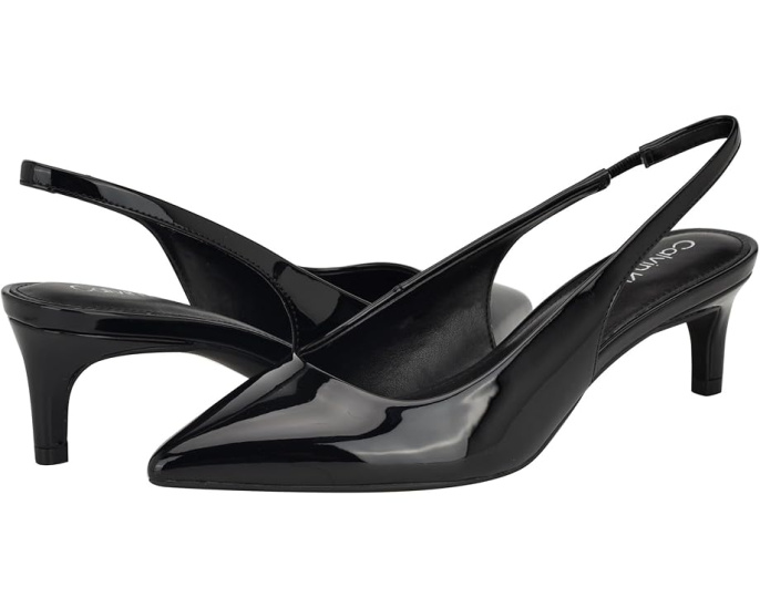 Туфли-лодочки Calvin Klein Dainty на низком каблуке с острым носком