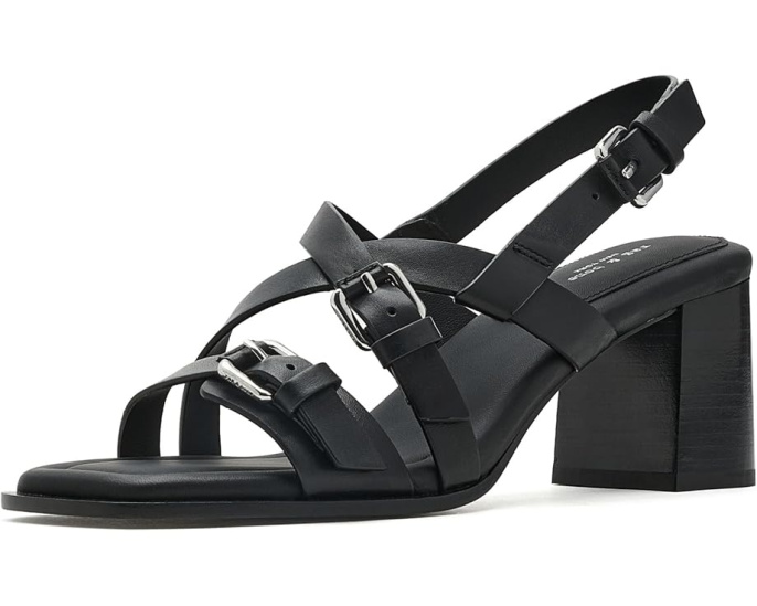 Сандалии Harlow Mid Heel от rag & bone на квадратном каблуке с кожаным верхом