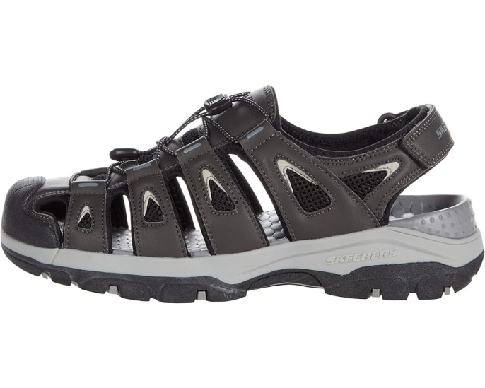 Сандалии Skechers Tresmen Outseen для рыбалки серые
