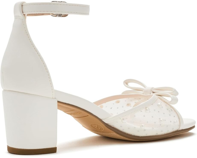 Steve Madden Adia детские сандалии для девочек с жемчужной отделкой и бантом