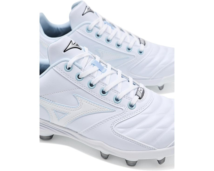 Mizuno бутсы Pro Select Fastpitch TPU белые для софтбола