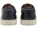 Кеды BOSS Gary Leather Sneakers кожаные с темно-синим верхом