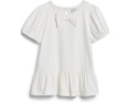 White Bow Peplum Top (Toddler/Little Kid/Big Kid)