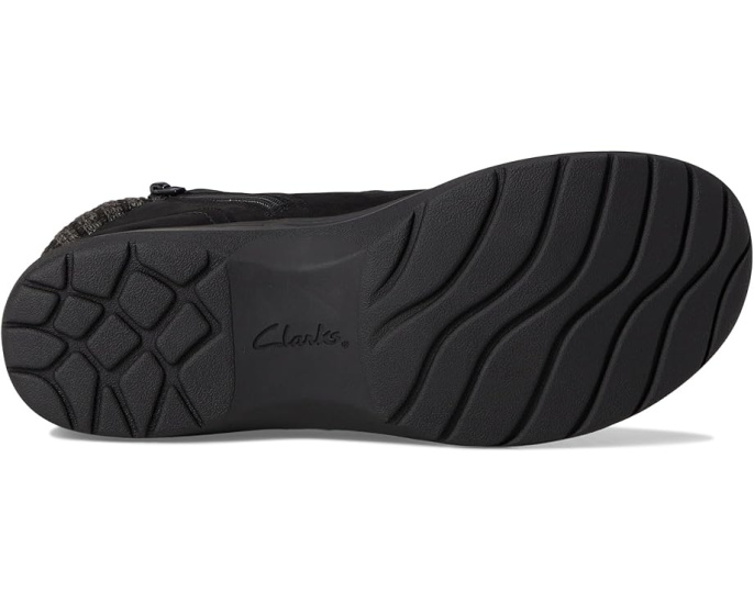 Высокие ботинки Clarks Carleigh Jade из нубука с удобной стелькой