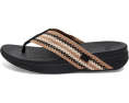 FitFlop Surfa Stripe-Webbing Toe-Post Sandals с ремешками из тесьмы