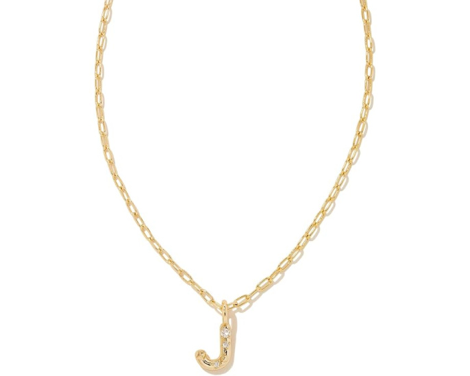 Кулон Kendra Scott Crystal Letter с подвеской