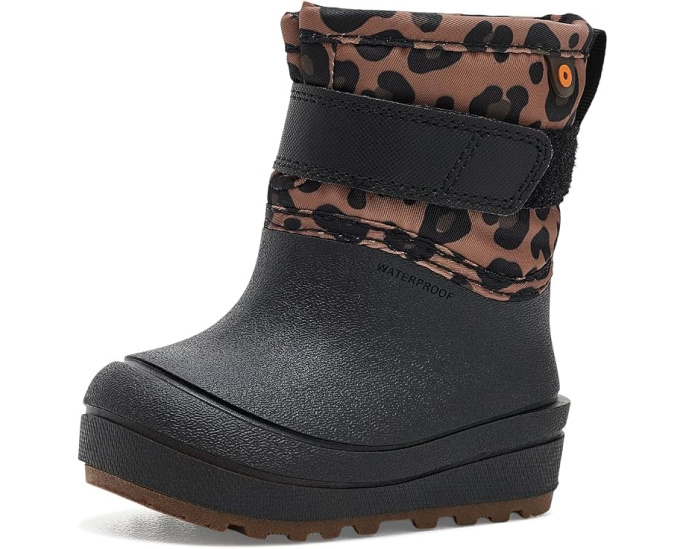 Детские зимние сапоги Bogs Snow Shell-Leopard непромокаемые