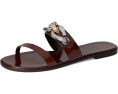 Сланцы Tory Burch Jessa Two Band с двойным ремешком и кожаной подошвой
