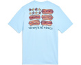 Детская футболка Vineyard Vines с хот-догом и флагом США