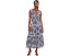 Ruffle Neckline Maxi Dress