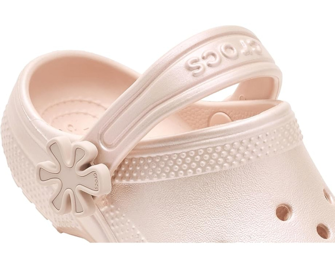 Детские классические блестящие сабо Crocs Kids Classic Pearl Shine Clogs