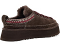 Домашние тапочки UGG Heritage Lace-Up со съемным шармом из овчины