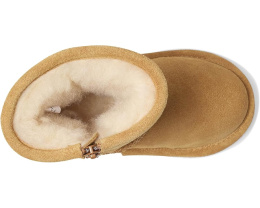 Ботинки Bearpaw Kids Elle Zipper с боковой молнией и мягкой шерстяной подкладкой