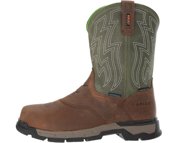 Композитный водонепроницаемый ковбойский ботинок Rebar Flex Western H2O Ariat Work