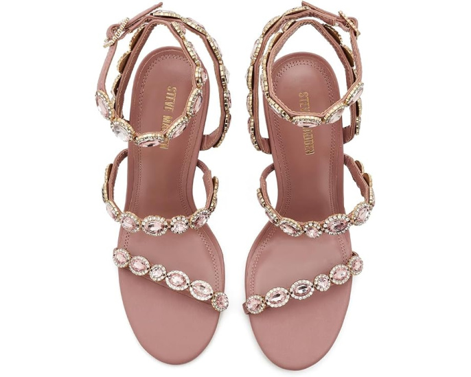 Босоножки Tamala Steve Madden на высоком каблуке с камнями