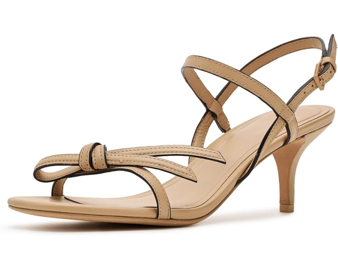 Сандалии на каблуке kitten heel Kate Spade New York Loop с ремешками и квадратным носком