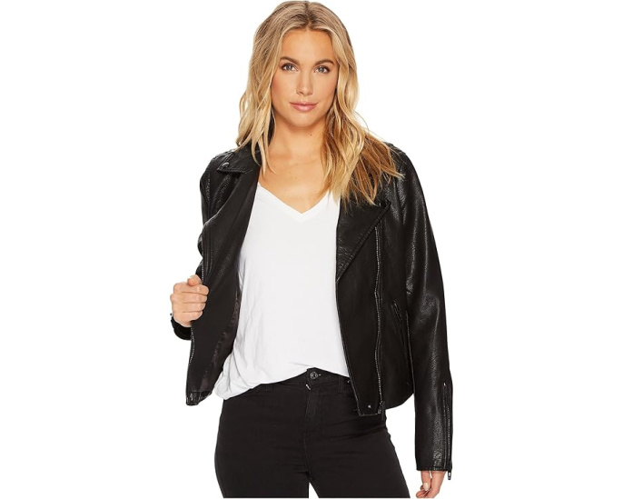 Косуха Blank NYC из искусственной кожи с рельефными швами