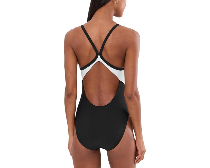 Speedo Solid Racerback женский цельный купальник для активного плавания с UPF 50+